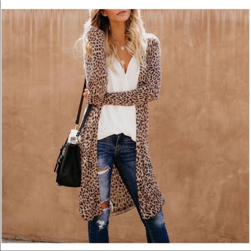 Leopard cardigan